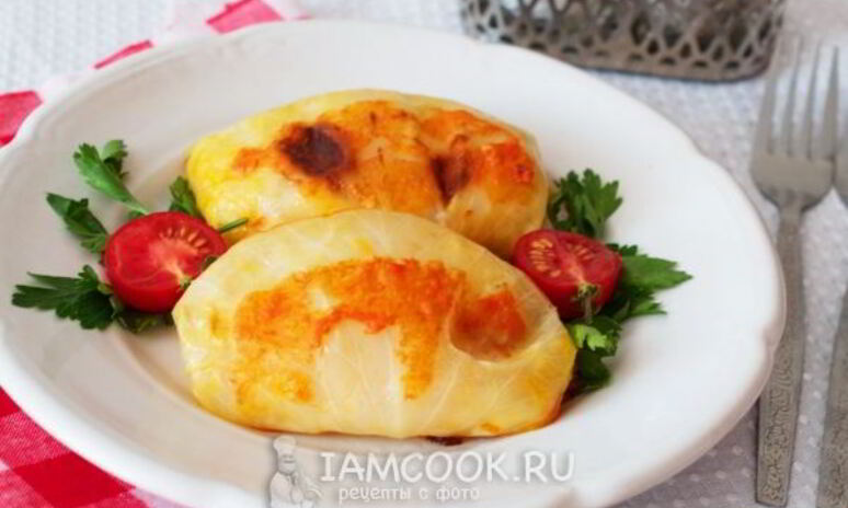 Рецепт постных голубцов с овощами