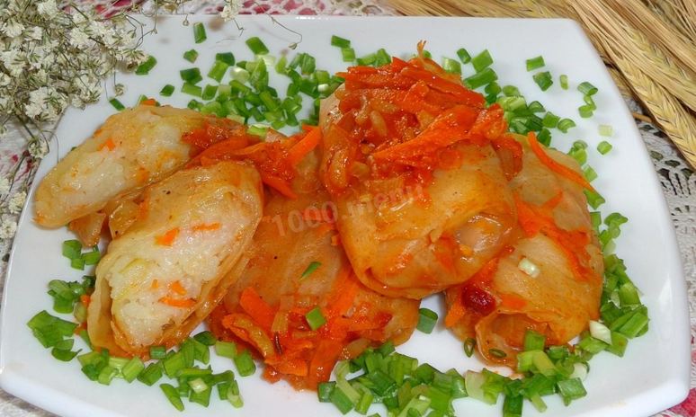 Рецепт вегетарианских голубцов