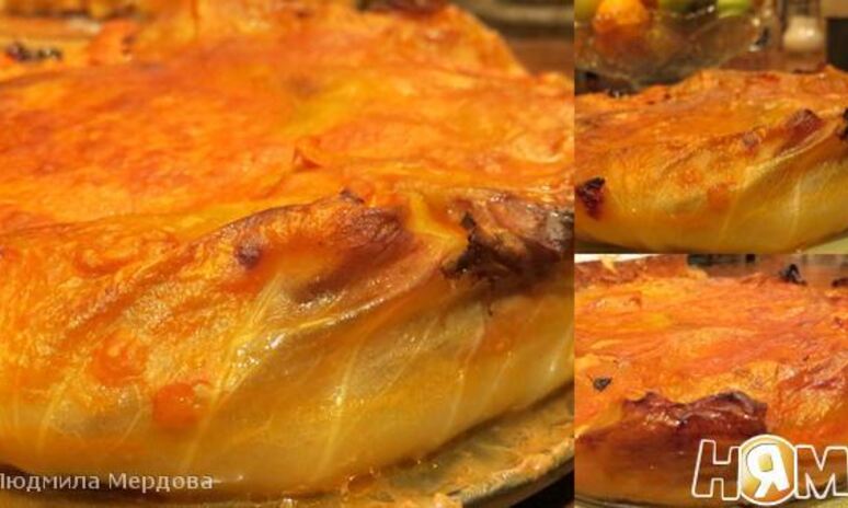 Рецепт запеченного ленивого голубца