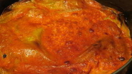 запеченный ленивый голубец