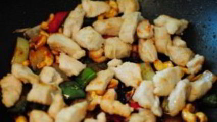 гречневая лапша с курицей и овощами