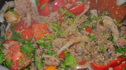 гречневая лапша с овощами