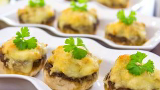 Фаршированные шампиньоны