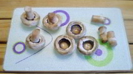 грибы фаршированные в духовке