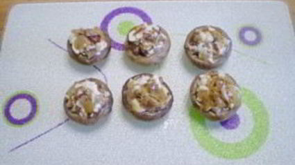 грибы фаршированные в духовке