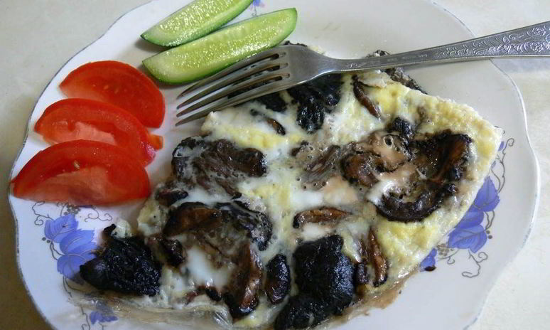 Рецепт грибов на сковороде