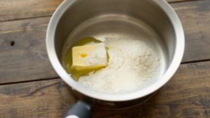 грибы под белым соусом