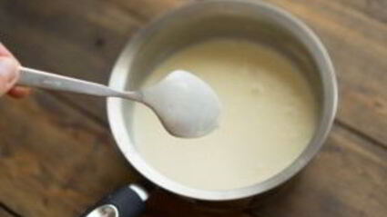 грибы под белым соусом