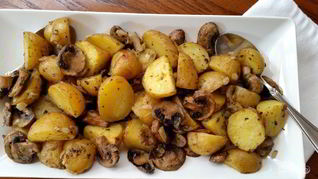 Грибы с картошкой