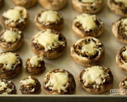 Грибы шампиньоны в духовке