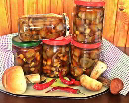 Грибы в маринаде