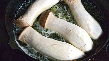 грибы в сливочном соусе