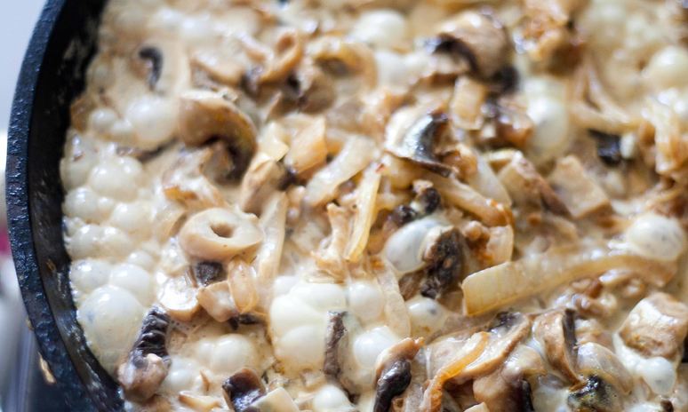 Рецепт грибов в сметане