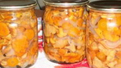 консервированные жареные лисички