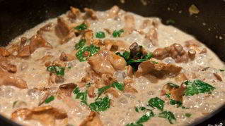 Лисички в духовке