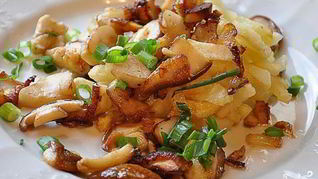 Подосиновики, жареные с картошкой