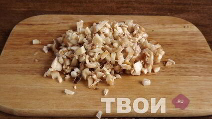 шампиньоны фаршированные ветчиной