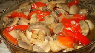 Шампиньоны по-корейски