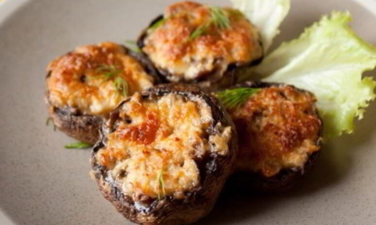 Рецепт шампиньонов с плавленым сыром