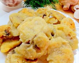 Шампиньоны в хрустящем кляре