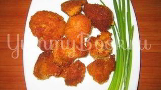 Шампиньоны в панировке