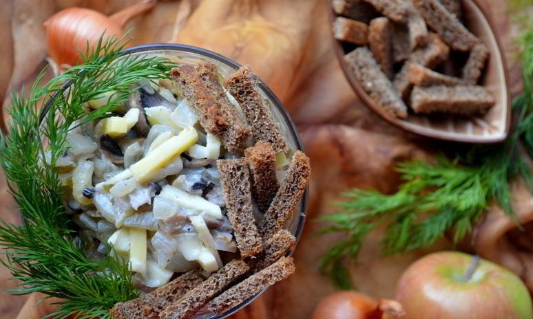 Рецепт шампиньонов закусочных