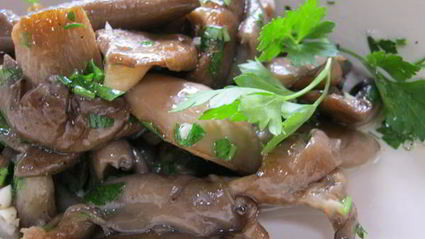 вешенки в чесночном маринаде