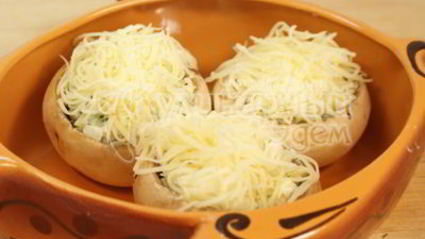 запеченные шампиньоны