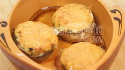 запеченные шампиньоны