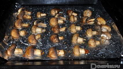 запеченные в духовке шампиньоны