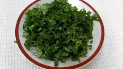 жареные грибы с чесноком