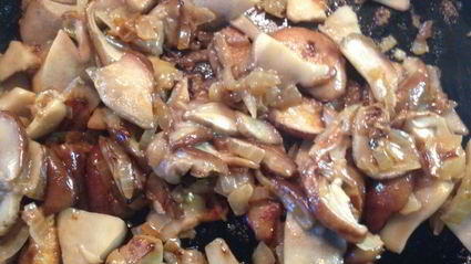 жареные подосиновики