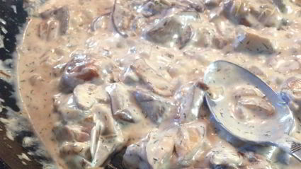 жареные подосиновики