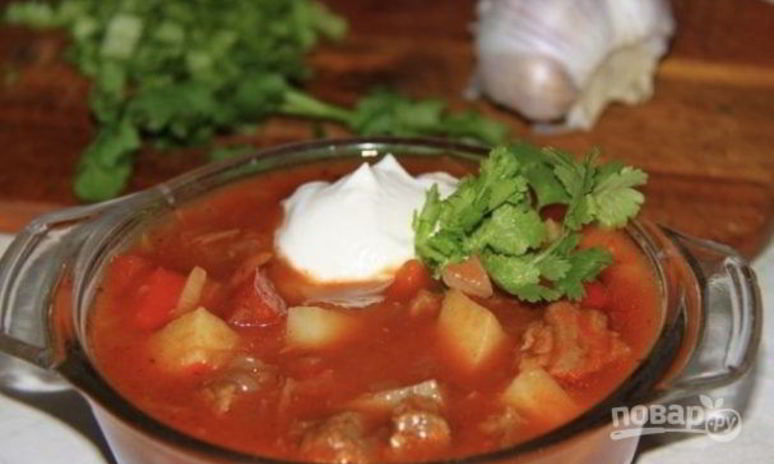 Рецепт гуляша из говядины с паприкой