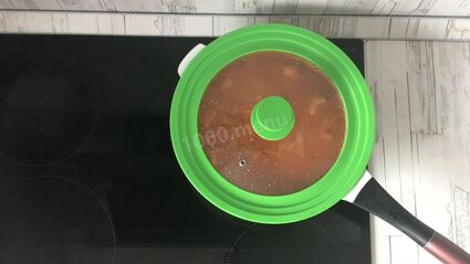 гуляш из индейки с подливкой