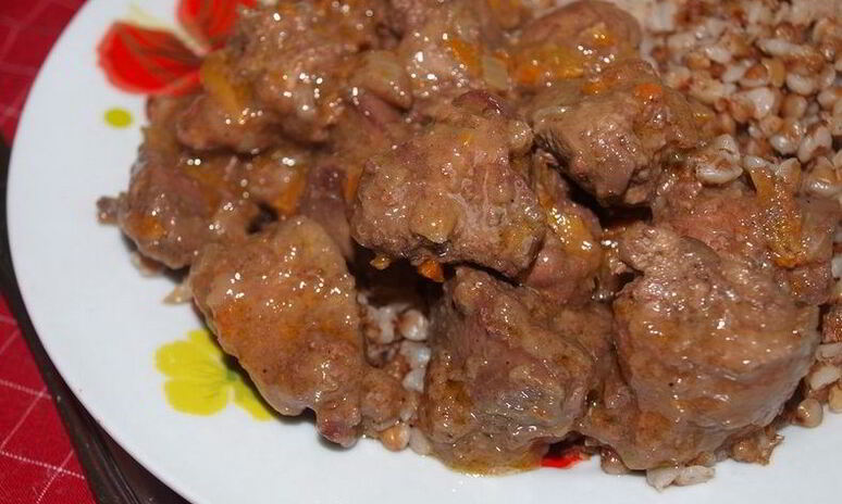 Рецепт гуляша из куриной печени