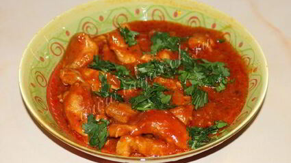 гуляш из свинины с подливкой