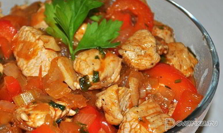 Рецепт гуляша с мясом индейки