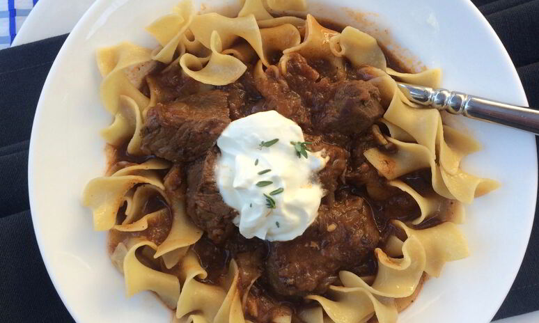 Рецепт гуляша с мясом