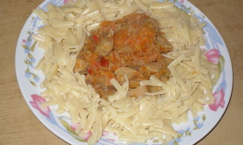 Рецепт соевого гуляша