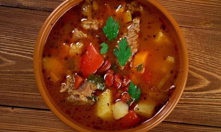 Рецепт супа-гуляша со свининой