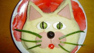 Картофельное пюре Кот