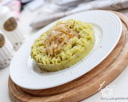 Картофельное пюре с авокадо