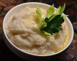 Картофельное пюре с чесноком