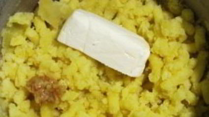 картофельное пюре с чесноком