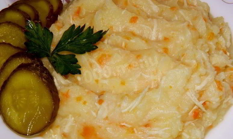 Рецепт картофельного пюре с курицей