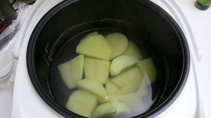 картофельное пюре с лососем в мультиварке