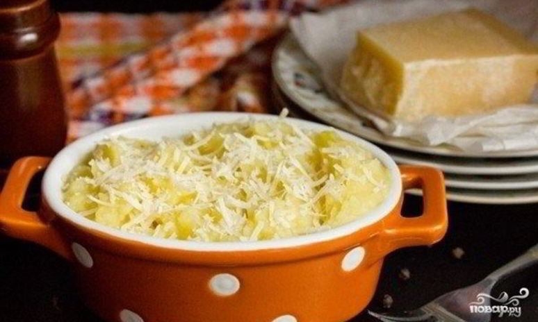 Рецепт картофельного пюре с пармезаном
