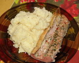 Картофельное пюре с пастернаком и сметаной