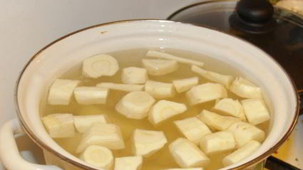 картофельное пюре с пастернаком и сметаной